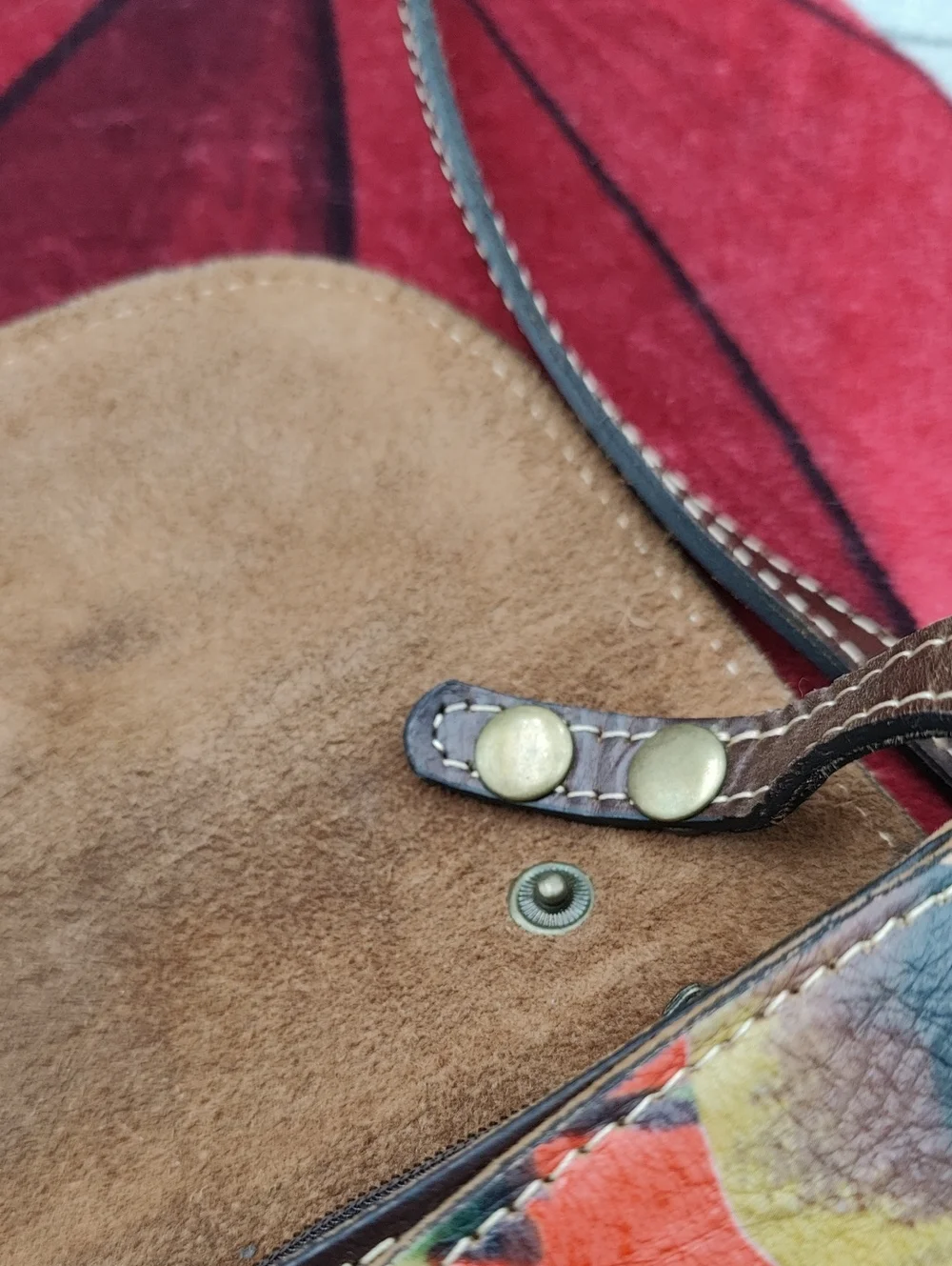 Patricia Nash Leather Floral Crossbody